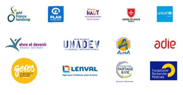organisations accompagnées